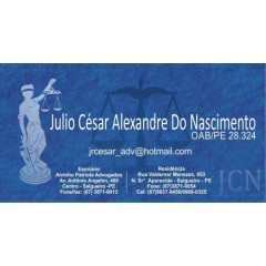 Advogado Julio César Alexandre