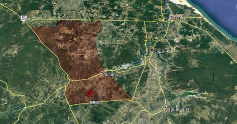 Interior do Ceará tem tremor de terra de magnitude 2,8