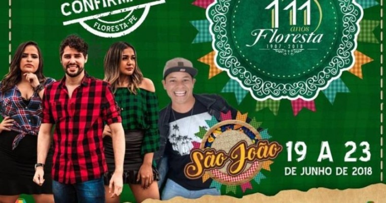 Confirmado show da banda Forrozão das Antigas no aniversário de Floresta, PE