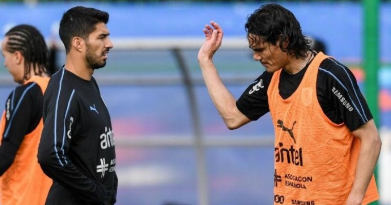 Dupla Suárez e Cavani é a arma do Uruguai contra o Egito