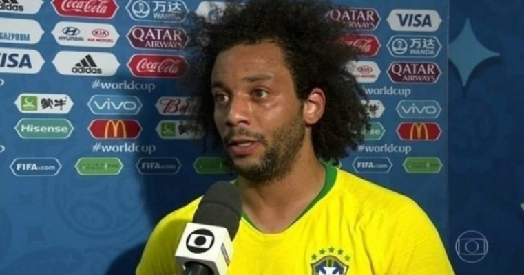 Marcelo comenta falta no gol da Suíça: "não é desculpa, acontece"