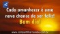 Bom dia!