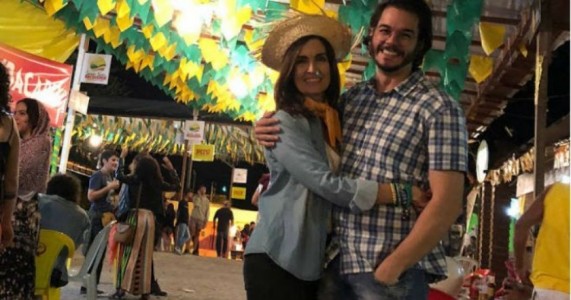 Fátima Bernardes e Túlio Gadelha curtiram o São João em Arcoverde, PE