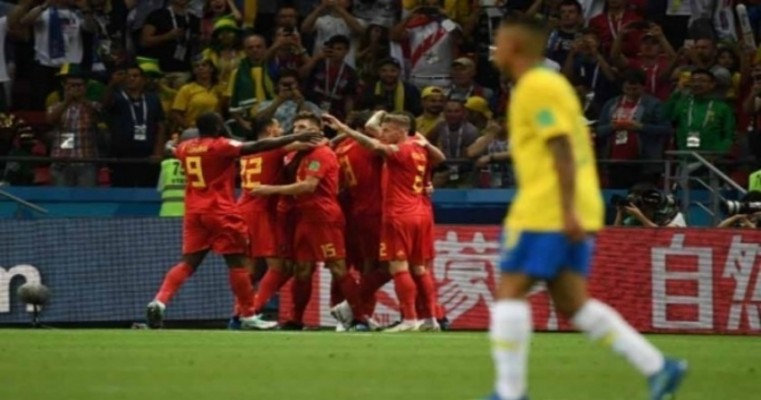 Brasil perde por 2×1 e é eliminado da Copa do Mundo