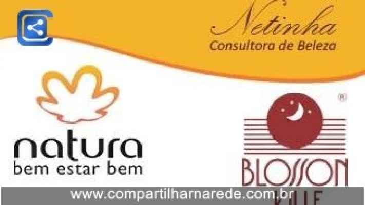 Consultora Natura e Blosson em Salgueiro,PE - Netinha