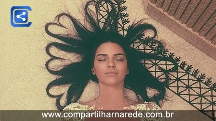 Cabelo de coração" de Kendall Jenner é a foto mais curtida do Instagram