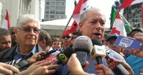 Ciro critica ‘direita entreguista’ e diz que vai investir na produção nacional