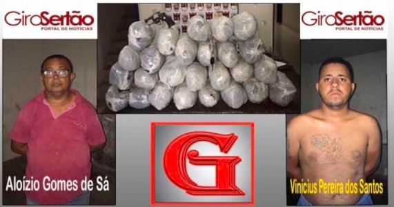 Araripina-PE: Polícia prende traficantes e apreende 27.570Kg de maconha que vinha de Cabrobó-PE.