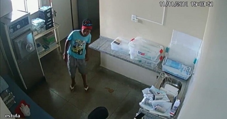 Salgueiro - Jovem invade sala e furta objetos de funcionários do Pronto Socorro São Francisco