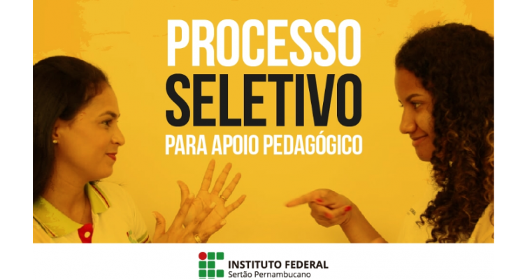 Campus Salgueiro seleciona profissional para apoio pedagógico