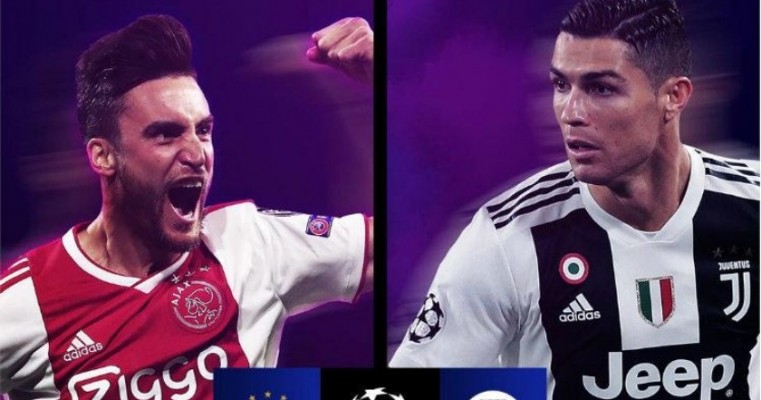 Juventus de CR7 enfrentará o Ajax nas quartas de final da Liga dos Campeões