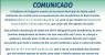 COMUNICADO