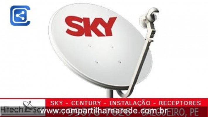Onde Comprar Antena Sky em Salgueiro, PE - HITECH SAT FIVE CONSULTORIA