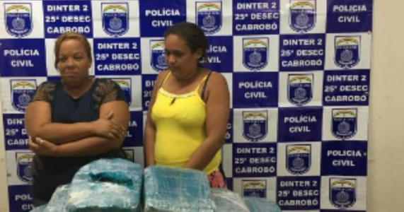 Cabrobó – Policiais Civis prendem duas mulheres com quase 30 Kg de maconha no Terminal Rodoviário