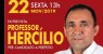 Vereador Profº Hercílio é cotado em pré-candidatura à prefeitura de Salgueiro