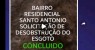 Esgoto no Residencial Santo Antonio "Barriguda", mais uma vez o ex vereador Vadinho e atendido 