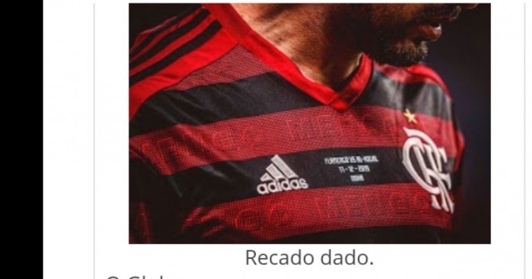 Camisas do Flamengo estão esgotadas desde dezembro e Adidas não dá previsão.