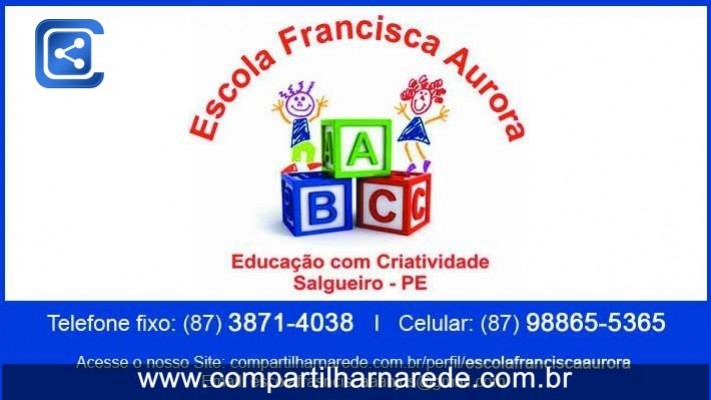 Estudar em Salgueiro, PE  - Escola FRANCISCA AURORA DOS ANJOS