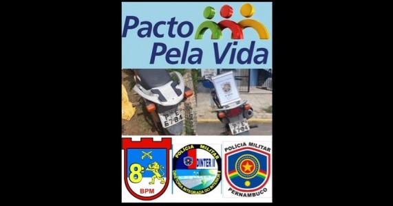 POLICIAIS MILITARES RECUPERAM MOTOCICLETA FURTADA EM SALGUEIRO-PE