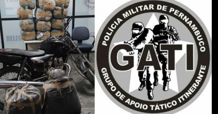 Itacuruba-PE polícias do GT rocam nis || e malhas da lei  apreensão de entorpecentes (maconha) rodovia BR 316