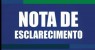 NOTA DE ESCLARECIMENTO 