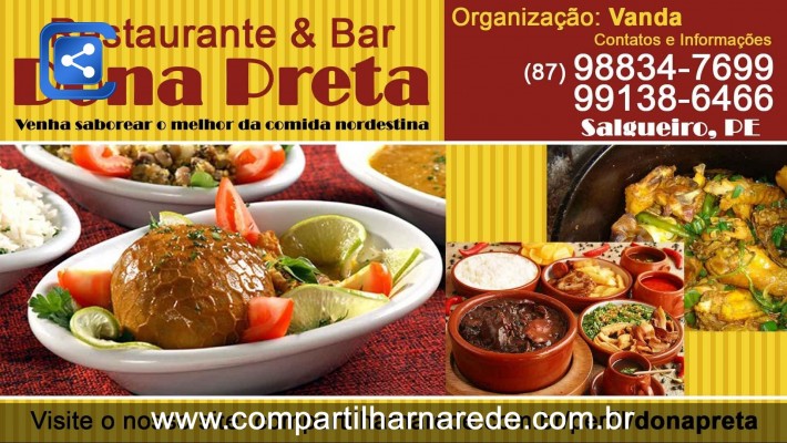 Restaurante em Salgueiro, PE - Restaurante e Bar Dona Preta