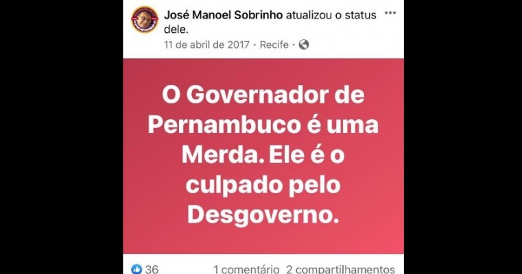 Presidente da FCCR não se desculpa com prefeito do Recife
