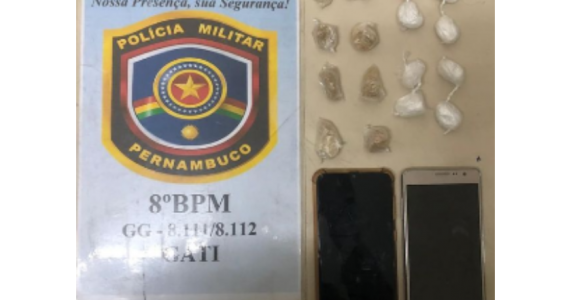 POLICIAIS MILITARES PRENDEM INDIVÍDUOS POR TRÁFICO DE ENTORPECENTES EM SALGUEIRO-PE⁣