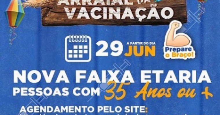 Cabrobó vacina população na faixa etária dos 35 anos a partir dessa terça-feira