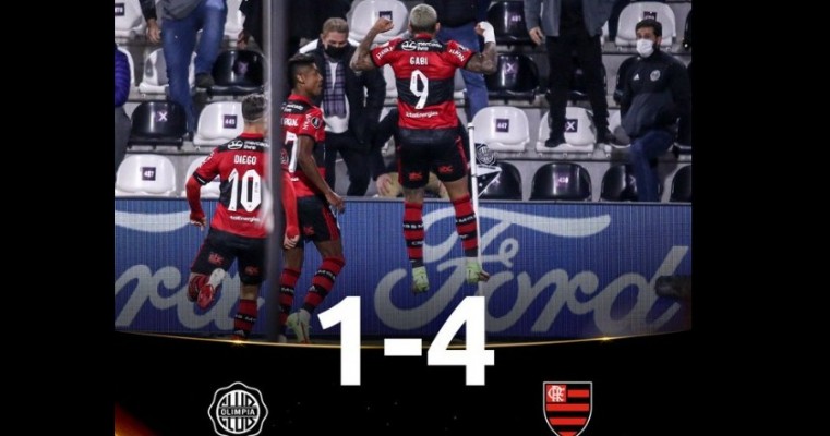 Libertadores: Gabriel brilha e Flamengo abre vantagem sobre Olimpia