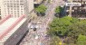 Avenida Paulista fica vazia em manifestação contra Bolsonaro