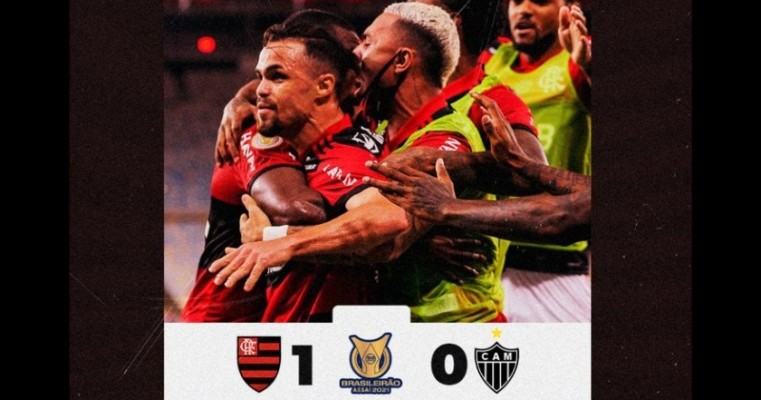 Brasileiro: Flamengo vence Atlético e mantém sonho pelo título- Blog do Francisco Brito