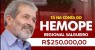 DEPUTADO GONZAGA, recebemos a confirmação do dinheiro na conta do Hemope Regional Salgueiro, o valor de 250.000,00 para reforma