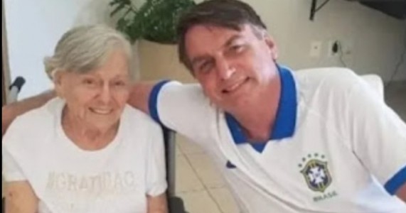 Mãe do presidente Jair Bolsonaro morre aos 94 anos em São Paulo