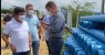 DEPUTADO ANTONIO FERNANDO COMEMORA A CHEGADA DOS CANOS E TUBULAÇÕES PARA ADUTORAS NA ZONA RURAL DE OURICURI.