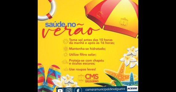 Saúde no Verão - Câmara Municipal de Salgueiro