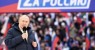 Putin some de repente, no meio de discurso exibido pela televisão