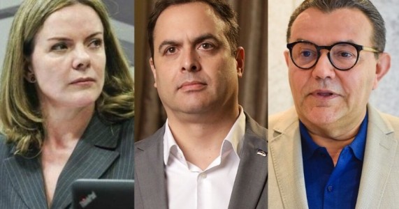 Gleisi Hoffmann, Siqueira, Paulo Câmara e Humberto debatem chapa no domingo