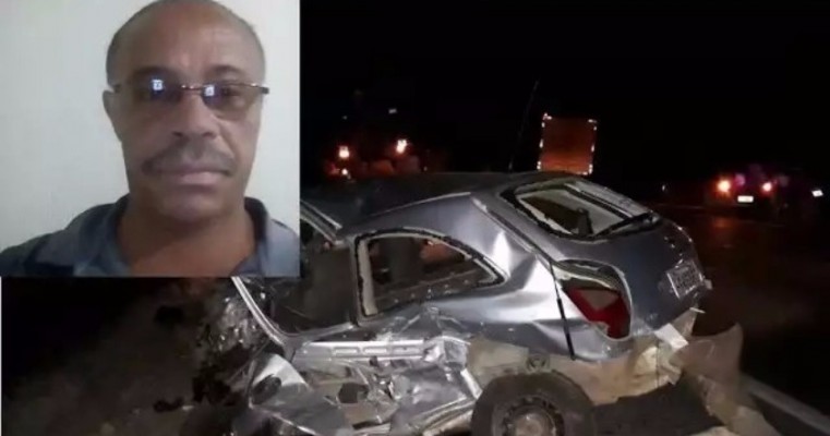 Policial Militar aposentado morre em grave acidente de carro na BA-052