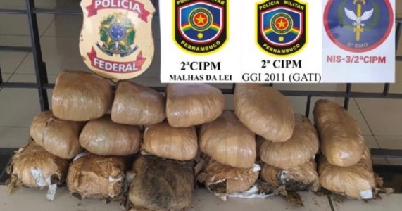 Polícia Federal prende homem transportando maconha na BR 116 entre Salgueiro e o Trevo do Ibó