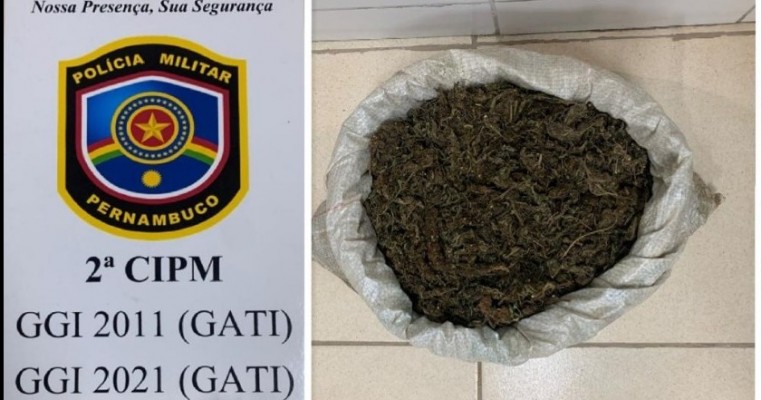 Dupla é presa com maconha em Cabrobó no Sertão de Pernambuco