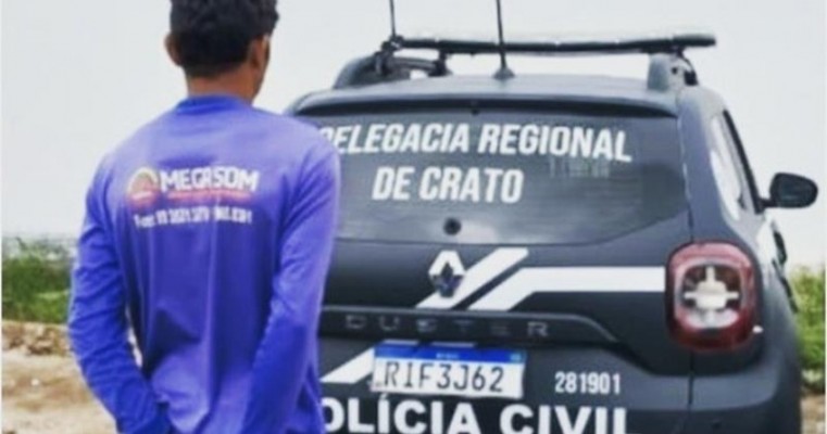 Suspeito de abuso sexual contra duas sobrinhas é preso pela Policia Civil com arma de fogo e munições no Crato