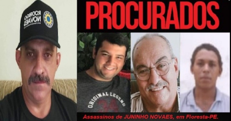 Continuam foragidos os três acusados de assassinar Juninho Novaes em Floresta no Sertão de PE 