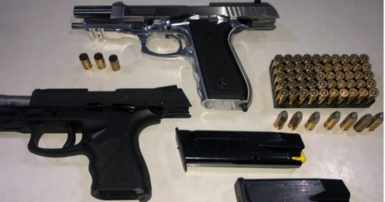Políciais Militares prendem indivíduo com pistolas e munições em Serra Talhada no Sertão de PE