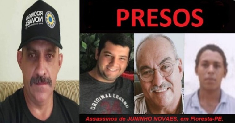 Assassinos de Juninho Novaes são presos pela Polícia Civil em Salgueiro no Sertão de PE