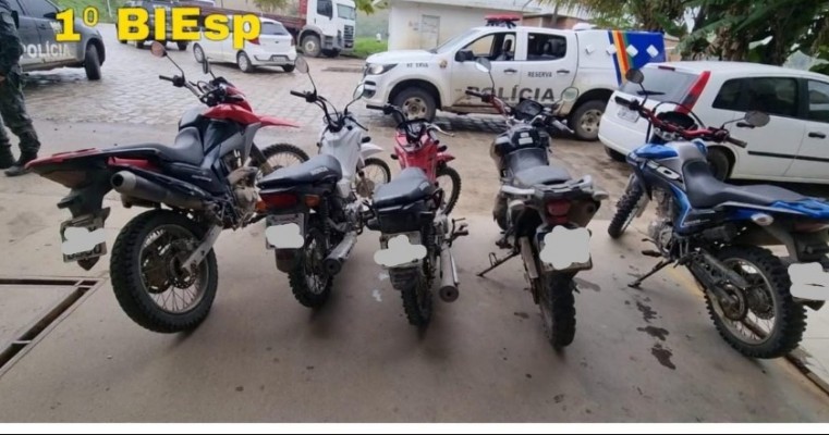  ﻿Quadrilha especializada em roubo de moto em Pernambuco é capturada pela Polícia Militar 