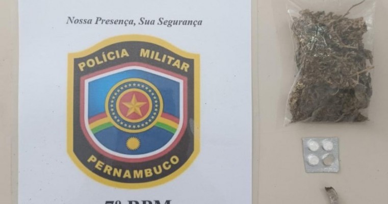 Indivíduo compra maconha em Salgueiro e acaba preso em Ouricuri no Sertão de PE