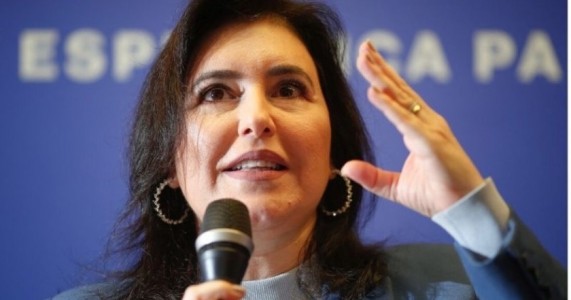 Simone Tebet declara apoio a Lula no segundo turno