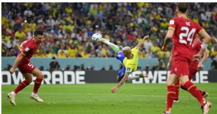 Copa do Mundo: Com gol de placa, Brasil vence a Sérvia na estreia do mundial