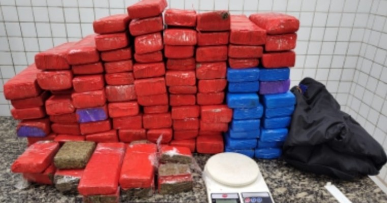 Casal recebe telefonema de presidiário para receber 83 kg de maconha mas acaba presos em Pernambuco